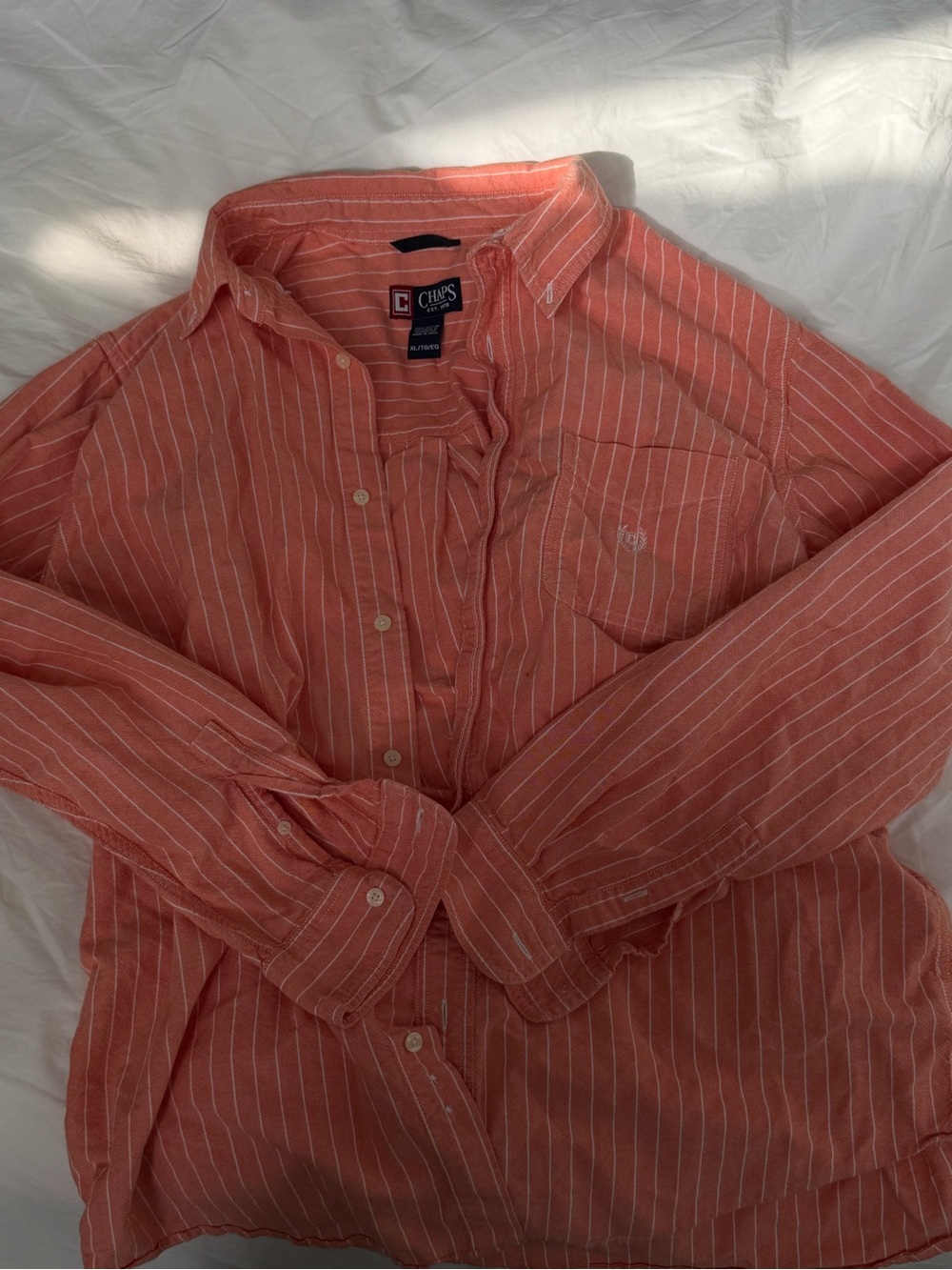 Chaps Stripe Button Down